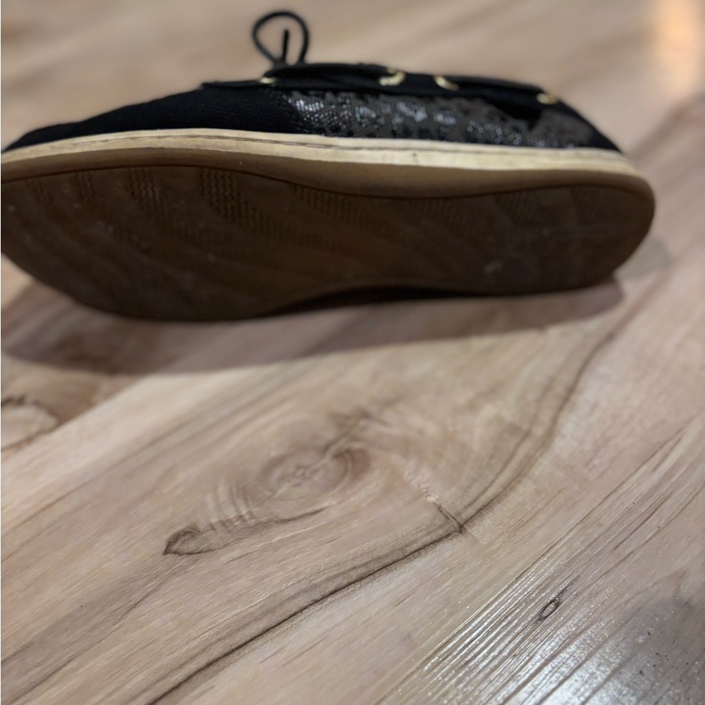 Sperry Black and Tan Boat Shoes - Picture 4 of 5